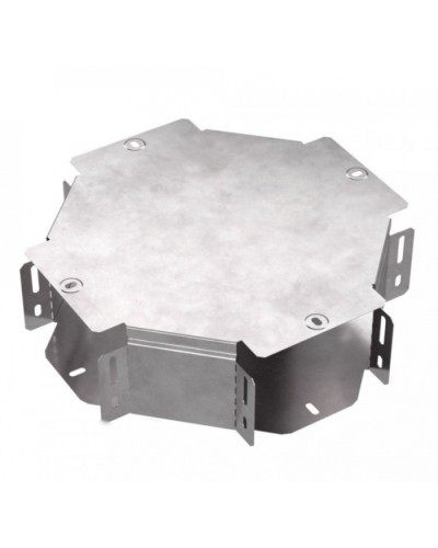 Х-образный ответвитель с крышкой Стандарт 150х100 Промрукав (PR16.0461) в Сергиевом Посаде Аксессуары для лотков Pintop.ru