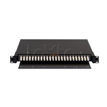 Оптический кросс NIKOMAX 19" Premium Line, 1U (NMF-RP02LCUM2-TS-P1-1U-BK)