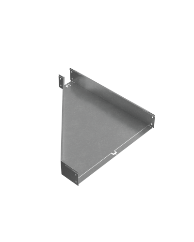 Переходник правый 100х100-600 мм ПЛЮC INOX304 КМ-Профиль (PDplus100-100-600-R INOX304) в Сергиевом Посаде Аксессуары для лотков Pintop.ru