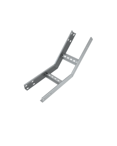 Угол лестничный вертикальный внутренний 45 гр. 80х500х1,2 мм Быстрый монтаж HD КМ-Профиль (LNLS45-80-500-1.2 HD) в Сергиевом Посаде Аксессуары для лотков Pintop.ru