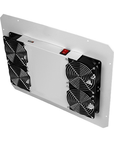 Панель вентиляционная с 4 вентиляторами TLK TLK-FAN4-GY в Сергиевом Посаде Вентиляторные модули Pintop.ru