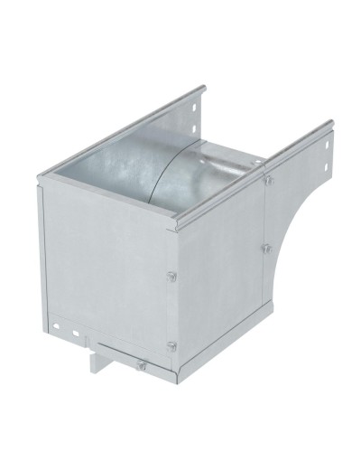 Угол CDSD 90 вертикальный внеш. переходник прав. осн.400 H100 горячеоцинкованный DKC 37016KHDZ в Сергиевом Посаде Аксессуары для лотков Pintop.ru