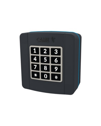 Проводная накладная кодонаборная клавиатура Came 806SL-0280 - SELT1BDG, подключаемая к шине CXN, 12 кнопок, синяя подсветка, RAL7024 в Сергиевом Посаде Запчасти для шлагбаумов и автоматики Pintop.ru