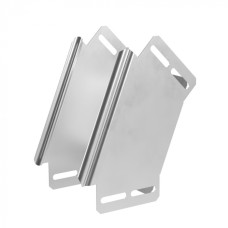 Угол вертикальный внешний 45 градусов Стандарт INOX (AISI 304) 100х100 Промрукав (PR16.2900)