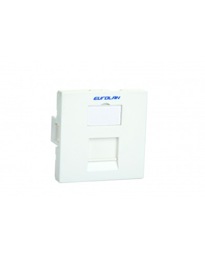 Адаптер 22,5х45 Eurolan 16B-45-02WT в Сергиевом Посаде Аксессуары для кабель-канала Pintop.ru