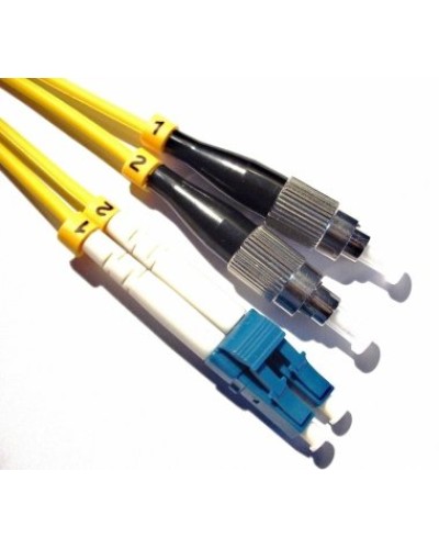 Патч-корд оптический, PVC, дуплексный, LC/UPC-FC/UPC, SM OS2, 2.0 м TWT (TWT-2LC-2FC/SU-2.0) в Сергиевом Посаде Патч-корды оптические Pintop.ru