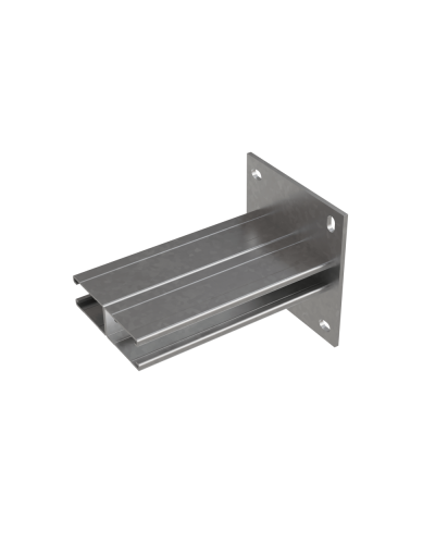 Страт-консоль двойная усиленная развернутая 41х72 L400 s:2,5 мм КМ-профиль (2KSSUR72-400) в Сергиевом Посаде Аксессуары для лотков Pintop.ru