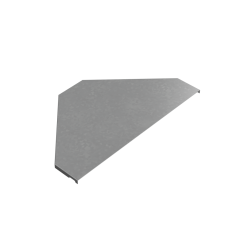 Крышка переходника центрального 100-500 мм "ПЛЮС" INOX304 КМ-Профиль (KPDplus100-500-C INOX304)