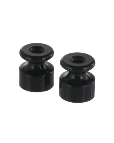 Фиксатор кабеля (изолятор)для внешней проводки кабеля (черный) LK Vintage (5шт) (888308-5) в Сергиевом Посаде Держатели, клипсы, скобы Pintop.ru