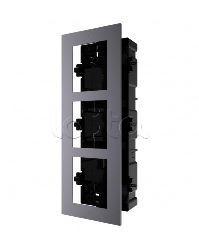 Рамка для врезного монтажа на 3 модуля CTV-IP-UF3F в Сергиевом Посаде Аксессуары для IP домофонов Pintop.ru