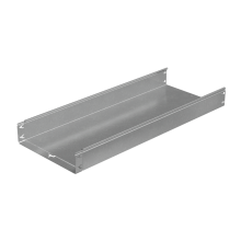 Лоток неперфорированный 100х400х1,0 L2500 мм "Быстрый монтаж ПЛЮС" HD КМ-Профиль (LNplus100-400-1.0-2500 HD)