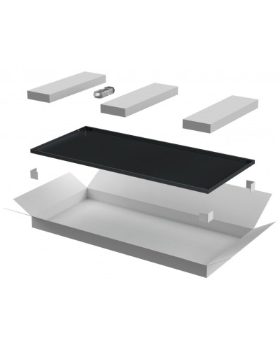 ITK LINEA N Дверь металлическая 800мм шкафа 18U чер. (LN05-18U8X-DM) в Сергиевом Посаде Аксессуары для стоек и шкафов Pintop.ru