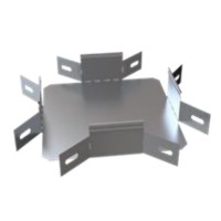 Ответвитель Х-образный горизонтальный 100х100 (0,7) ПожТехКабель (566-200)