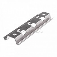 Омега-профиль горизонтальный (безвинтовой) для проволочного лотка 100 Промрукав (PR16.1082)