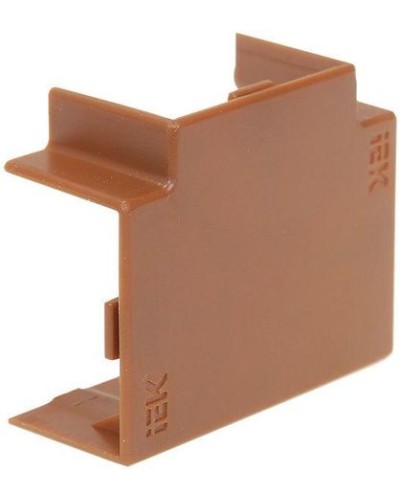 ELECOR Угол Т-образный КМТ 20х10 дуб (4шт/компл) IEK (EL-KK10D-T-020-010-K11) в Сергиевом Посаде Аксессуары для кабель-канала Pintop.ru