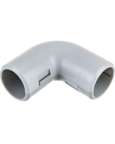 CI25G Угол 90 гр.(2част.), без галогена, для труб D25мм, цвет чёрный (1уп = 25шт) Экопласт (41225-25HF-BL) в Сергиевом Посаде Повороты, муфты, тройники Pintop.ru