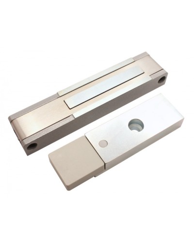 Электромагнитный замок с датчиком состояния двери ALeko ALM-150P (12В серый) в Сергиевом Посаде Электромагнитные замки Pintop.ru