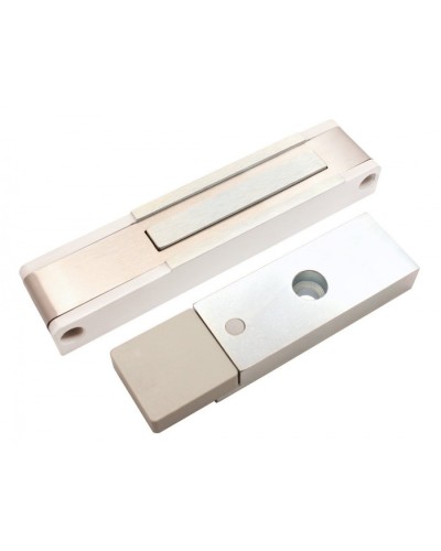 Электромагнитный замок с датчиком состояния двери ALeko ALM-150P (24В белый) в Сергиевом Посаде Электромагнитные замки Pintop.ru