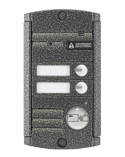 Видеопанель вызывная накладная цветная на 2 абонента с Proxy-считывателем Activision AVP-452 Proxy (PAL, антик) в Сергиевом Посаде Вызывные видеопанели малоабонентные Pintop.ru