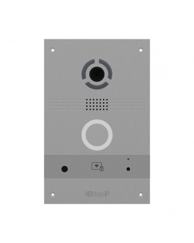 Панель вызывная индивидуальная BAS-IP AV-08FB SILVER в Сергиевом Посаде Вызывные видеопанели малоабонентные Pintop.ru