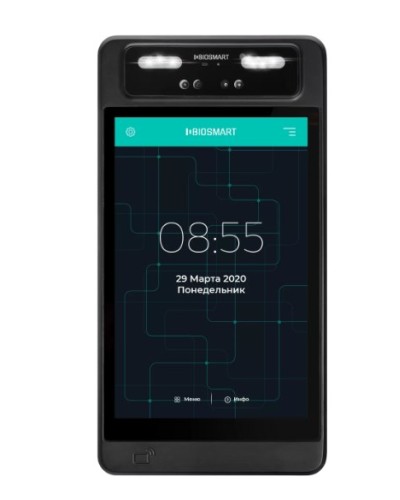 Терминал для биометрической идентификации по геометрии лица BioSmart QUASAR-MFR в Сергиевом Посаде Контроллеры Pintop.ru