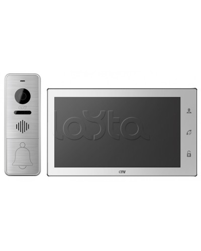 Комплектвидеодомофона CTV-DP4706AHD (белый) в Сергиевом Посаде Комплекты домофонов Pintop.ru