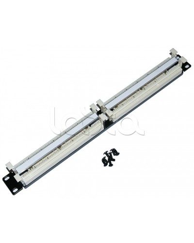 Кросс-панель парная 110 типа 19 1U Cabeus CP-100P-110TYPE в Сергиевом Посаде Кроссовое оборудование тип 110 Pintop.ru