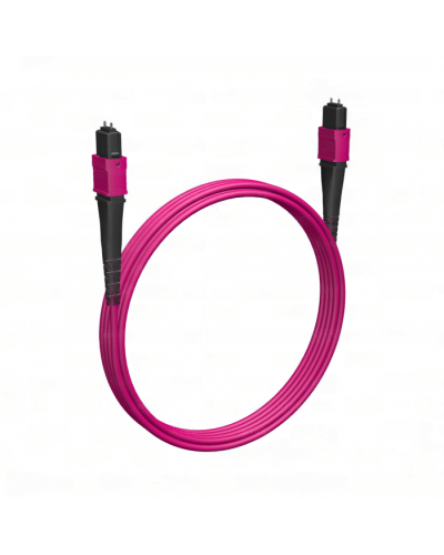 Кабельная сборка MPO(M) -MPO(M)-8 волокон 50/125 OM4, 10 m Cabeus (FOP-50-OM4-8-MPO(M)-8-MPO(M)-B-10m) в Сергиевом Посаде Кабельные сборки (оптические) Pintop.ru