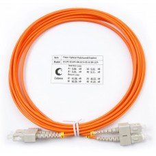 Шнур оптический duplex SC-SC 62,5/125 mm 3м LSZH Cabeus FOP-62-SC-SC-3m