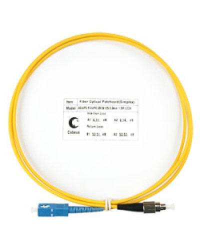 Шнур оптический simplex SC-FC 9/125 SM 1.5 м LSZH в Сергиевом Посаде Патч-корды оптические Pintop.ru
