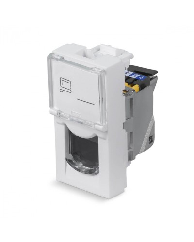 Модуль Keystone Jack RJ-45(8P8C), 180 градусов, категория 6a, экран. Cabeus (KJ-RJ45-Cat.6a-SH-180T-FP-L-22,5) в Сергиевом Посаде Модули Keystone Pintop.ru