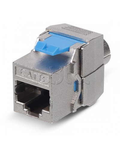 Вставка Keystone Jack RJ-45(8P8C) Cabeus KJ-RJ45-Cat.8-SH-180-Toolless в Сергиевом Посаде Модули Keystone Pintop.ru