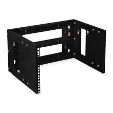 Кронштейн настенный 19" 6U, цвет черный Cabeus NC-6U-BK