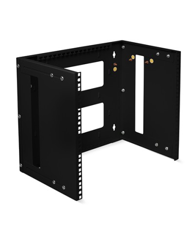 Кронштейн настенный 19 9U, цвет черный Cabeus NC-9U-BK в Сергиевом Посаде Аксессуары для стоек и шкафов Pintop.ru