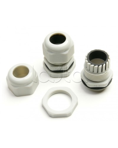 Ввод кабельный (под кабель D13-18 мм) Cabeus PG-21 в Сергиевом Посаде Аксессуары для кабель-канала Pintop.ru