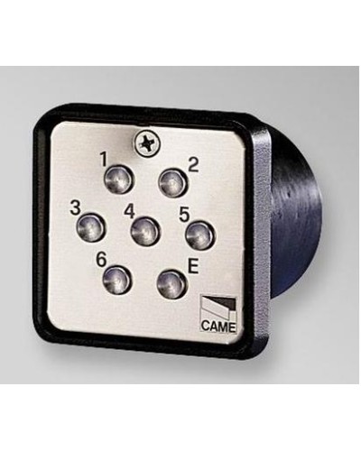 Клавиатура кодонаборная 7-кнопочная, встраиваемая Came 001S6000 в Сергиевом Посаде Запчасти для шлагбаумов и автоматики Pintop.ru