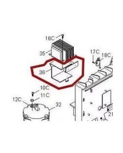 Кронштейн крепления аккумуляторов BX-P Came 119RIBX036 в Сергиевом Посаде Запчасти для шлагбаумов и автоматики Pintop.ru