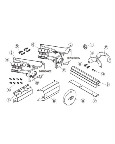 Крышка рычага FLEX Came 119RID186 в Сергиевом Посаде Запчасти для шлагбаумов и автоматики Pintop.ru