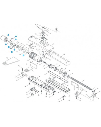 Электродвигатель АХ3024, AX5024 Came 119RID315 в Сергиевом Посаде Запчасти для шлагбаумов и автоматики Pintop.ru