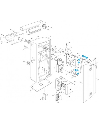 Пружина G4000/G6000 Came 119RIG082 в Сергиевом Посаде Запчасти для шлагбаумов и автоматики Pintop.ru