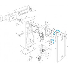Крепление стрелы с валом Came 119RIG163