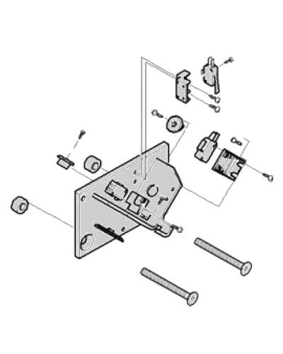 Механические упоры концевых положений G4040 G4041 в сборе Came 119RIG177 в Сергиевом Посаде Запчасти для шлагбаумов и автоматики Pintop.ru