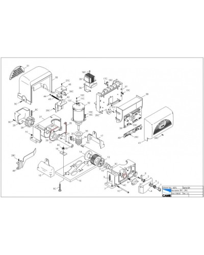 Ручка разблокировки H3000 Came 119RIR055 в Сергиевом Посаде Запчасти для шлагбаумов и автоматики Pintop.ru