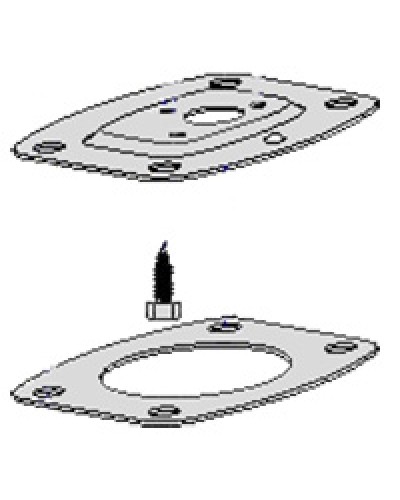 Монтажное основание стойки с анкерами DIR-L DIR-LNCame 119RIR146 в Сергиевом Посаде Запчасти для шлагбаумов и автоматики Pintop.ru