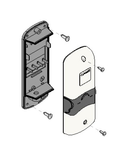 Корпус приемника DTA01 DTA02 DBS01 DBS02 Came 119RIR256 в Сергиевом Посаде Запчасти для шлагбаумов и автоматики Pintop.ru