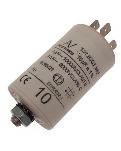 Конденсатор 10 мкФ с гибкими выводами для приводов CAME ATI CAME 119RIR295 в Сергиевом Посаде Запчасти для шлагбаумов и автоматики Pintop.ru