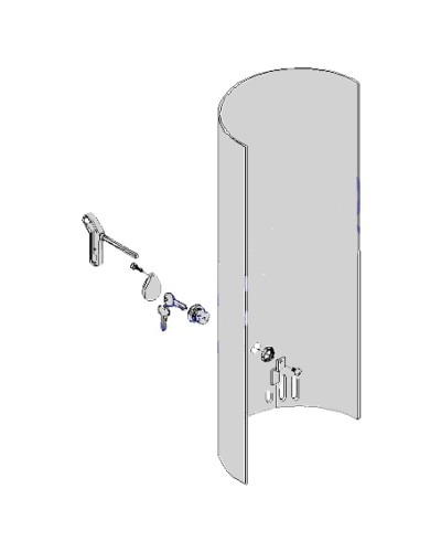 Крышка с замком разблокировки CAT-X Came 119RIX012 в Сергиевом Посаде Запчасти для шлагбаумов и автоматики Pintop.ru