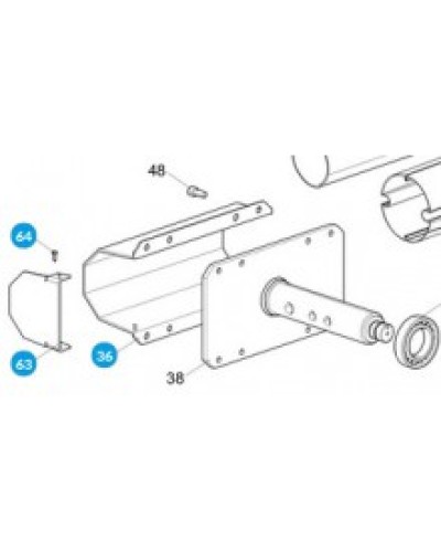 Основание блока управления ZL37 Came 319149 в Сергиевом Посаде Запчасти для шлагбаумов и автоматики Pintop.ru