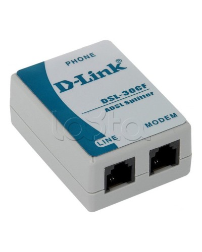 Сплиттер ADSL D-Link DSL-30CF/RS в Сергиевом Посаде Маршрутизаторы, Роутеры и Точки Доступа Pintop.ru