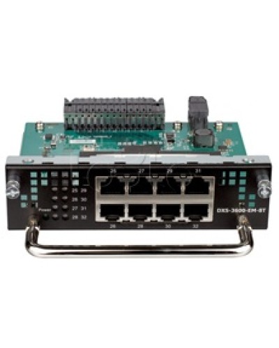 Модуль расширения с 8 портами D-Link DXS-3600-EM-8T/A1A в Сергиевом Посаде Дополнительное оборудование для сетей Pintop.ru